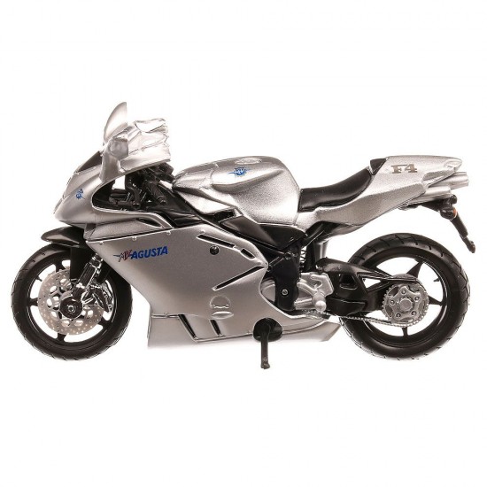 Machetă moto Bburago [1:18] - MV Agusta F4S 1+1 - Silver